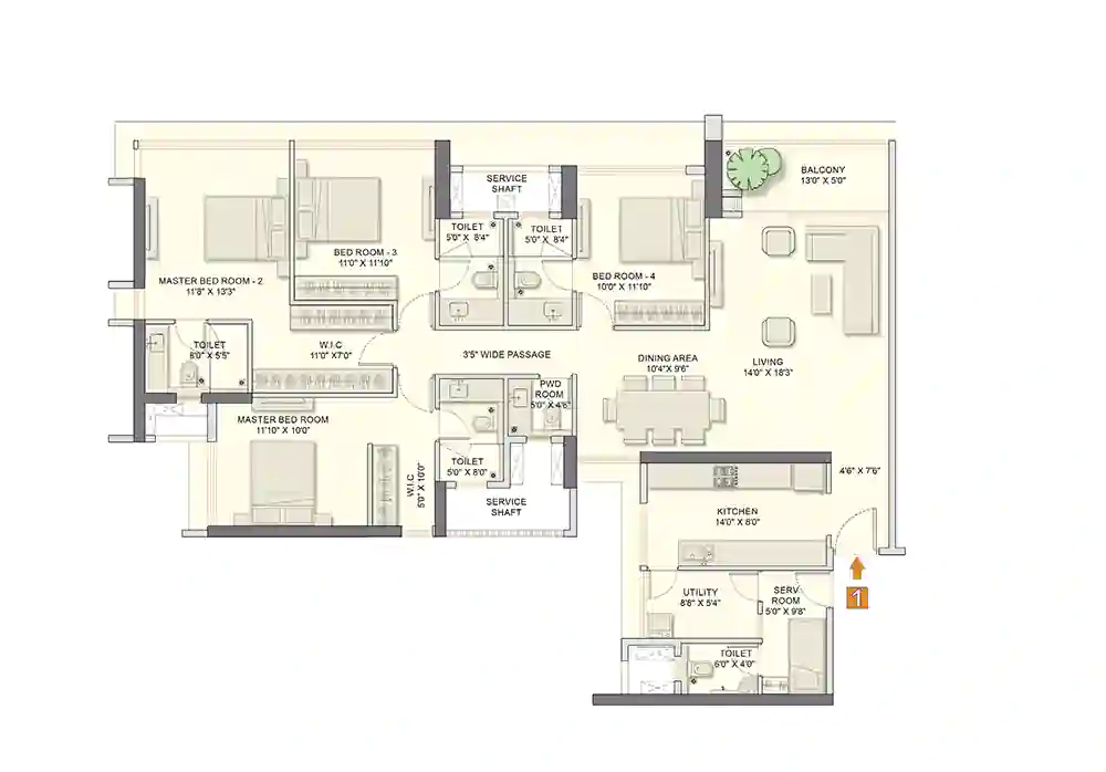 4 BHK